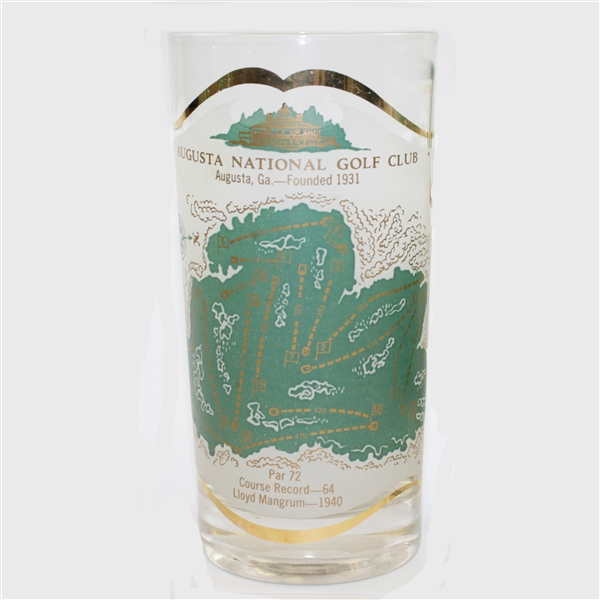 Set of Six (6) Classic Various Style Masters Course Map Logo Glasses