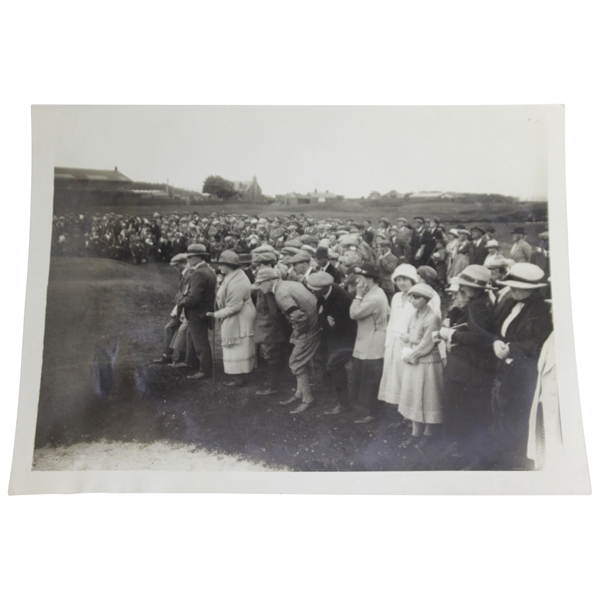 Golf Championship at St. Andrews Crowd Following Tolley Daily Mirror Photo - Victor Forbin Collection