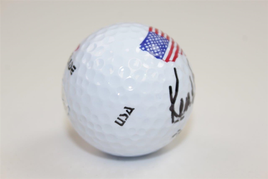 Ken Venturi Signed American Flag United States Logo Pro-Grade Golf Ball JSA #I58707