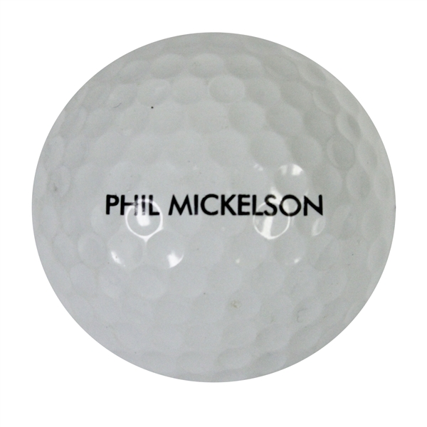 Phil Mickelson Personal Golf Ball From the Early 2000's