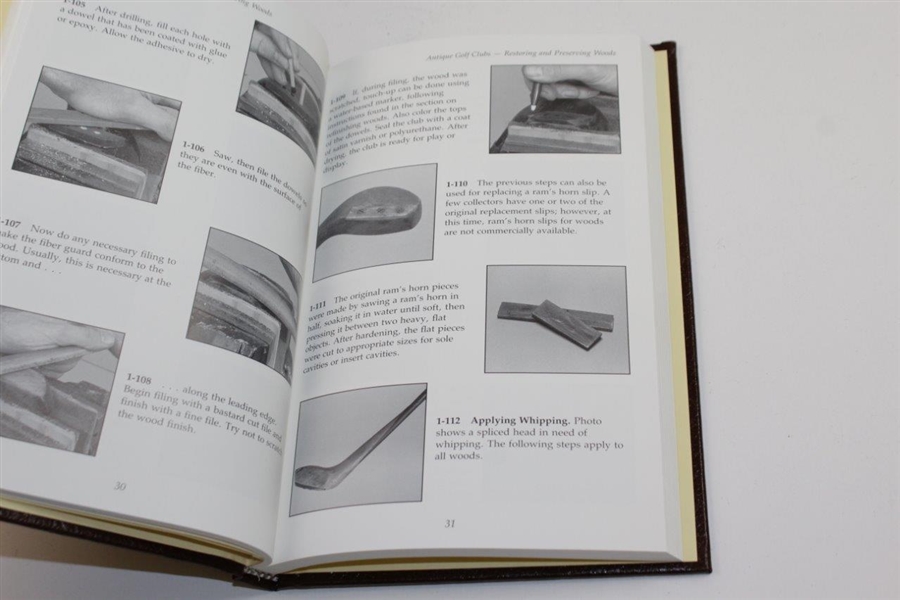 'Antique Golf Clubs: Their Restoration & Preservation' Subscriber's Edition #273/500 by Bob Kuntz & Mark Wilson