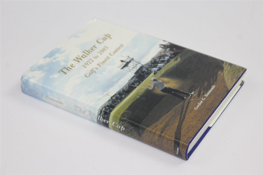 Chuck Kocsis' Personal 2002 'The Walker Cup 1922-1999 Golf's Finest Contest' Book by Gordon G. Simmonds
