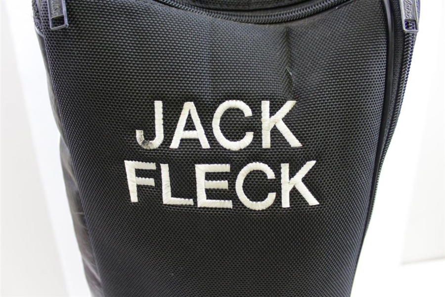 Jack Fleck's Personal Titleist & El Dorado Lakes GC Bags w/ Signed Wedge - '55 US Open Champ JSA ALOA