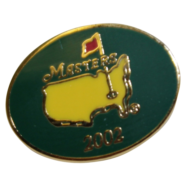 2002 Masters Tournament Employee Pin - Tiger Woods Winner