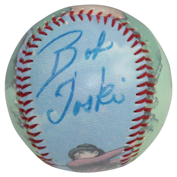 Bob Toski Signed Colorful 'Unforgettaball' Baseball JSA ALOA