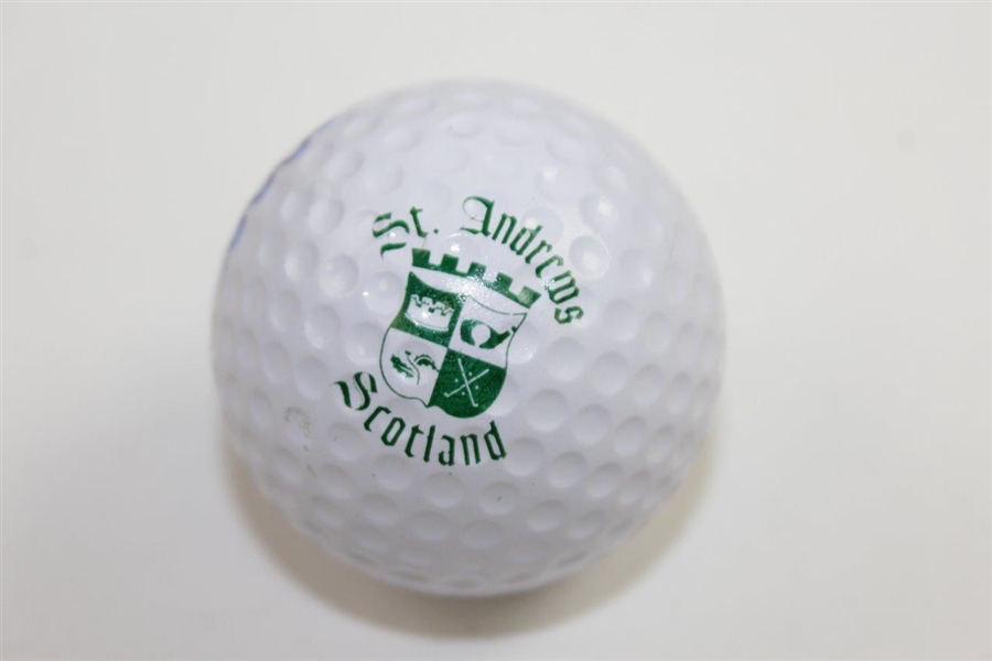 Ian Woosnam Signed St. Andrews Scotland Logo Golf Ball JSA ALOA