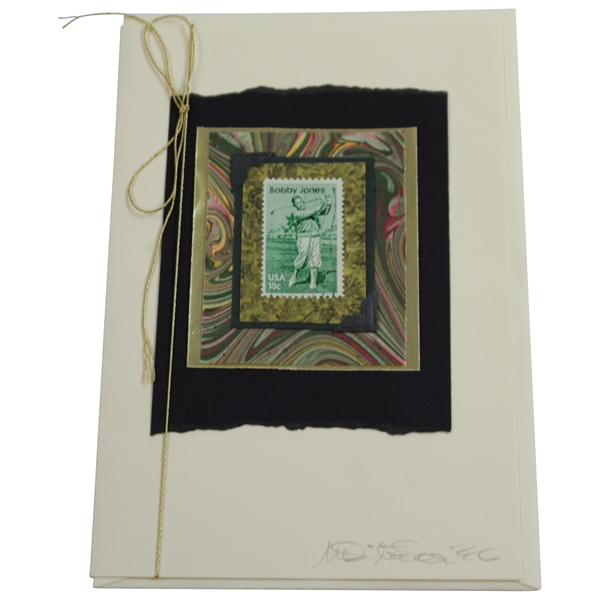 Decorative Bobby Jones Commemorative Stamp Stationary with Envelope