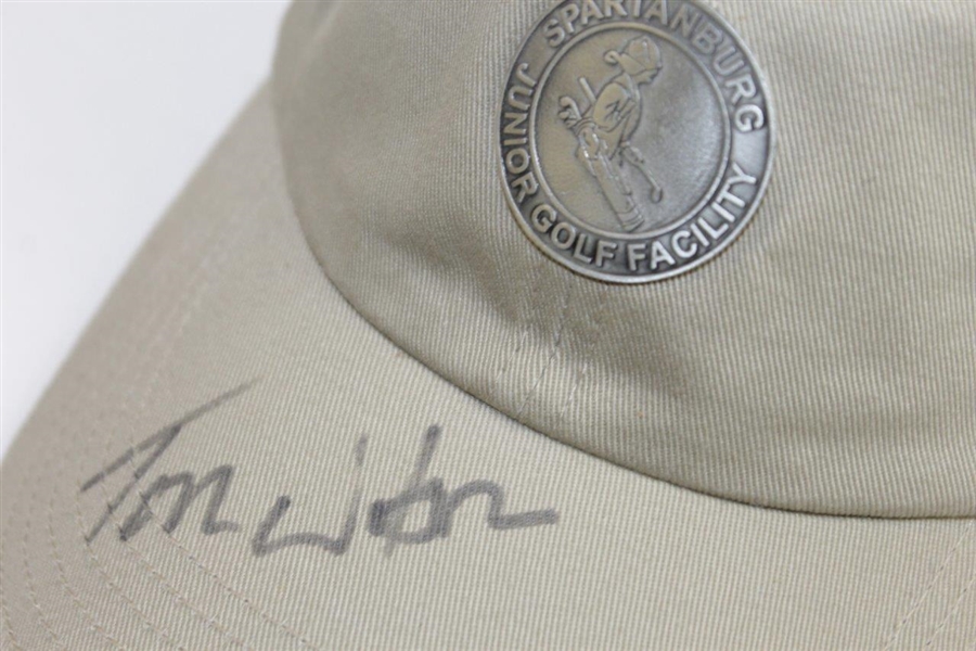 Tom Watson Signed 'Spartanburg Junior Golf Facility - Tom Watson' Logo Hat JSA ALOA