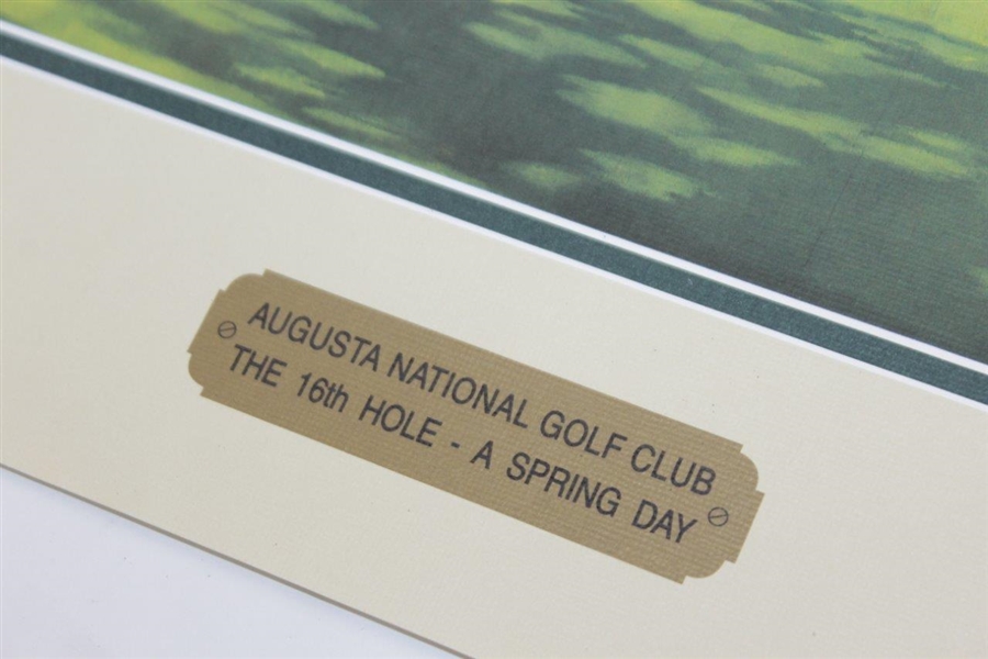 Augusta National Golf Club 'The 16th Hole on a Spring Day' Print Reproduction