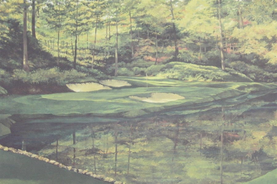 Augusta National Golf Club 'The 12th Hole on a Fall Morning' Print Reproduction