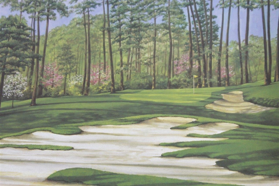 Augusta National Golf Club 'The 10th Hole in April' Print Reproduction