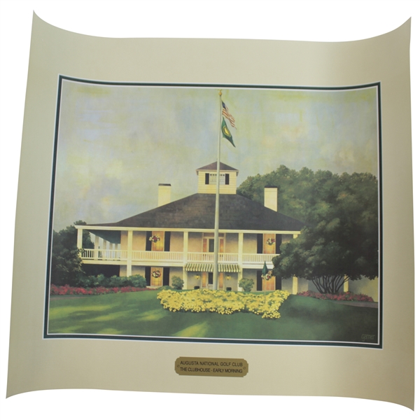 Augusta National Golf Club 'The Clubhouse - Early Morning' Print Reproduction