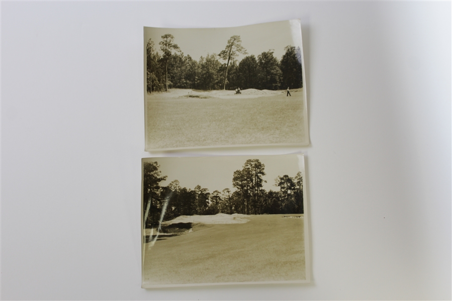 Two Early 1930's Augusta National Golf Club Type 2 Originals of Course Construction - Wendell P. Miller Collection