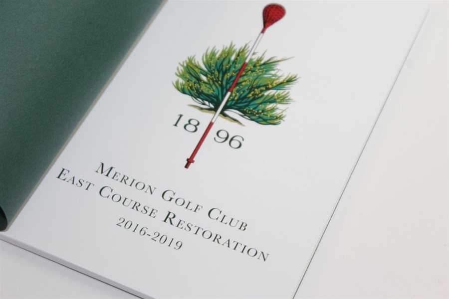 2016-2019 Merion Golf Club '1896' East Course Restoration Booklet
