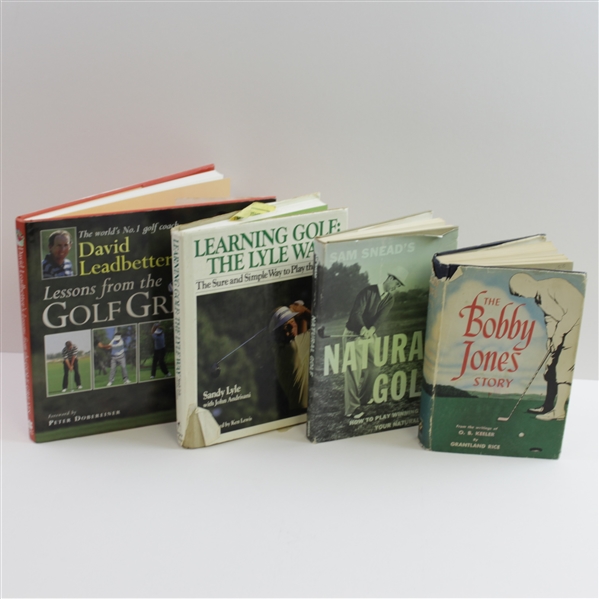 Bobby Jones Story, The Lyle Way, Natural Golf, & Golf Greens Books