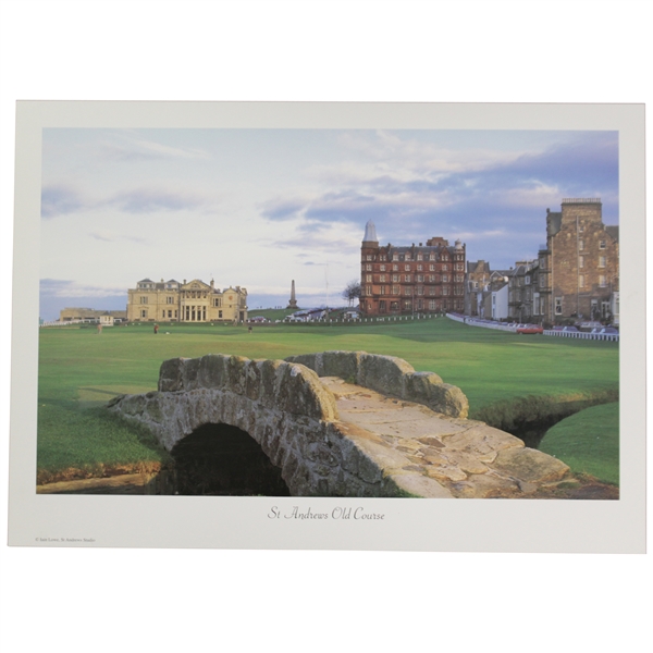 Swilcan Bridge 16 x 23 Full Color St. Andrews Old Course Print