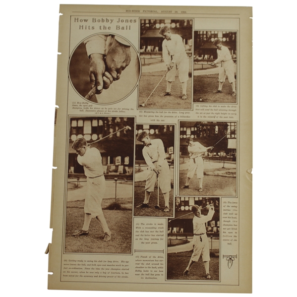 Bobby Jones Swing Sequence One Month After First Major in Mid-Week Pictorial
