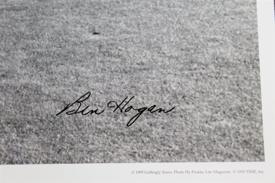 Ben Hogan 1-Iron Shot at Merion 1950 22 x 29 Photo