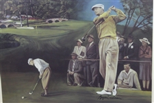 Byron Nelson Signed Ltd Ed '1937 Masters Winner' Framed Print #1/25 JSA ALOA