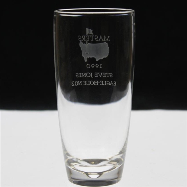 1990 Masters Awarded Eagle Hole #2 Crystal Highball Glass - Steve Jones Collection
