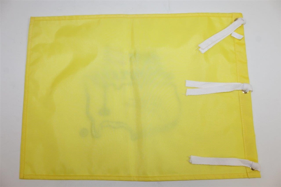 Jack Nicklaus Signed 2005 Masters Embroidered Flag with Years Won Inscription - Final Masters JSA ALOA