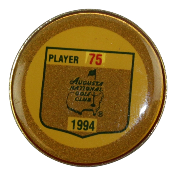 Payne Stewart's 1994 Masters Tournament Contestant Badge #75