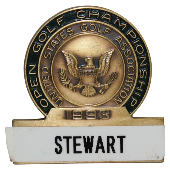 Runner-Up Payne Stewart's 1993 US Open at Baltusrol Contestant Badge