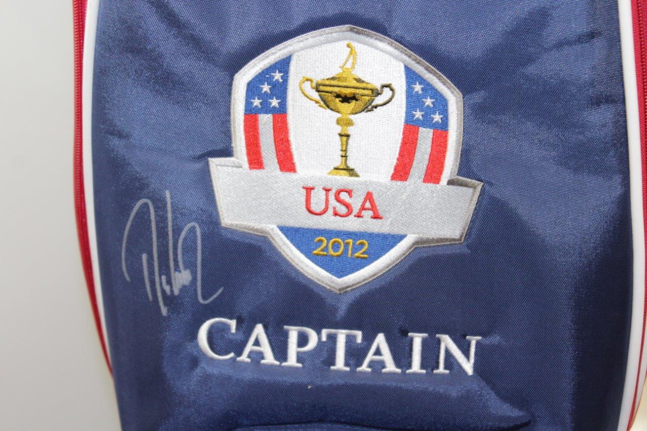 Lot Detail - Davis Love III Signed 2012 Ryder Cup Captain Full Size