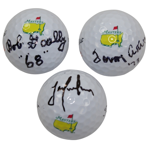 Lot Detail Bob Goalby Tommy Aaron And Trevor Immelman Signed Masters Logo Golf Balls Jsa Aloa 4035