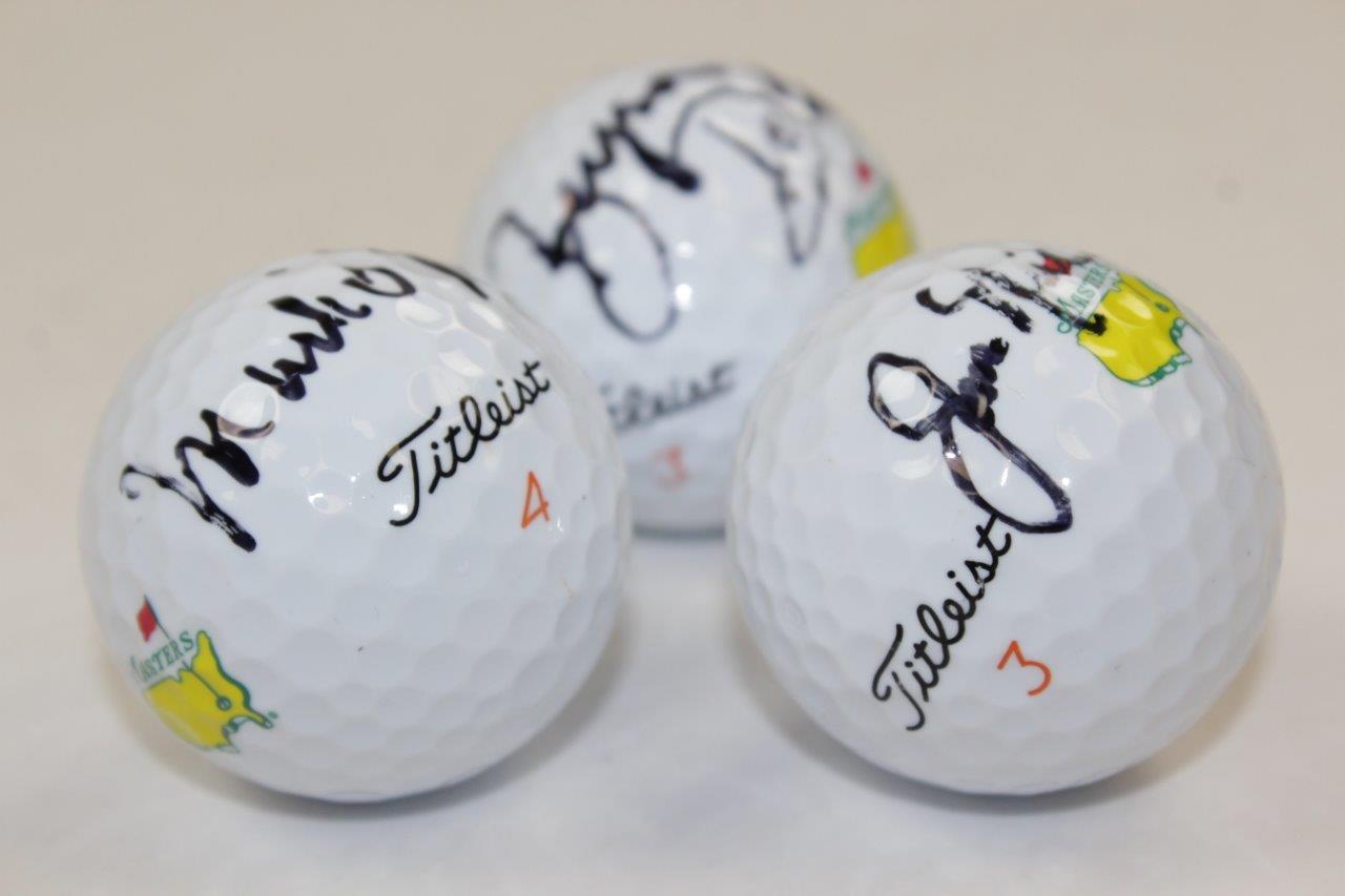 Lot Detail - Jack Nicklaus, Bryson Dechambeau, & Mark O'meara Signed 