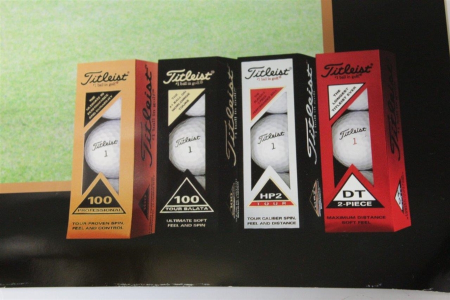 Lot Detail - Classic Tiger Woods Titleist '#1 Ball in Golf' Poster