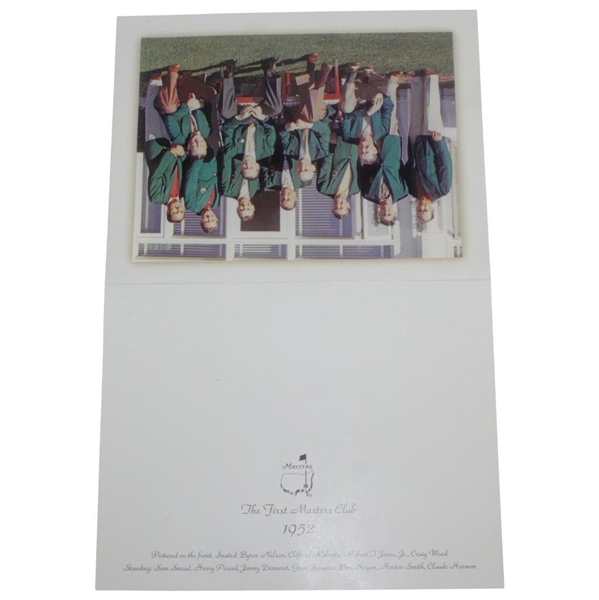 Charles Coody's 2019 Masters Champions Dinner Menu Signed by 32 JSA ALOA