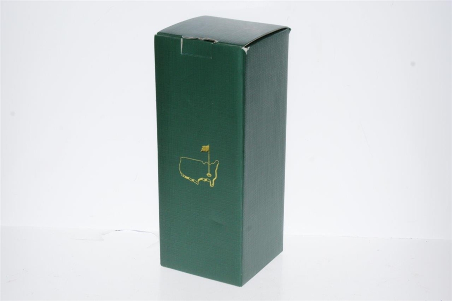 Augusta National Golf Club Berckman's Square Emerald Green Logo Decanter with Box & Stopper
