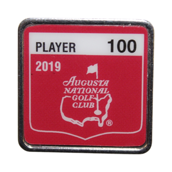 Charles Coody's 2019 Masters Tournament Contestant Badge #100