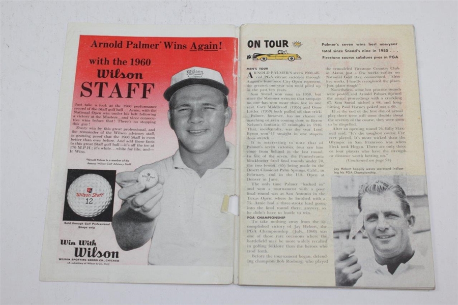 Ben Hogan on Covers of 1960 October Golf Digest 10th Ann. Issue & 1957 Sports Illustrated