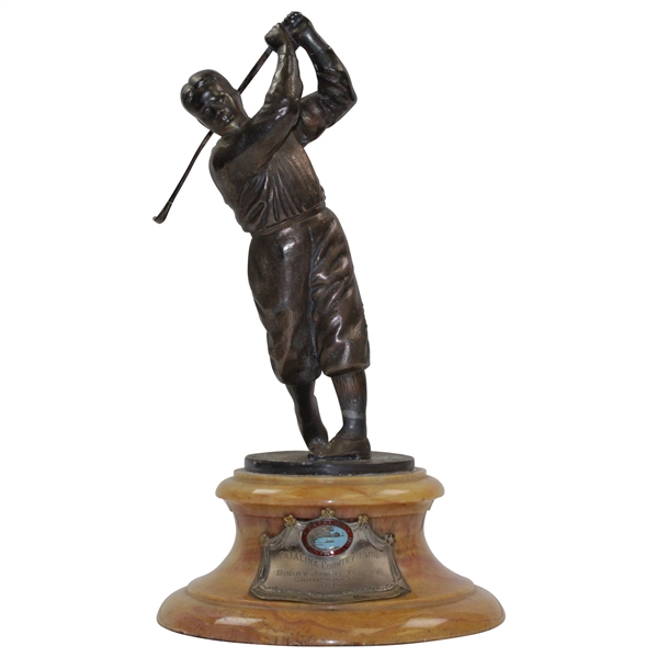 1937 Bobby Jones Trophy Championship at Catalina CC Trophy Presented by P.K. Wrigley