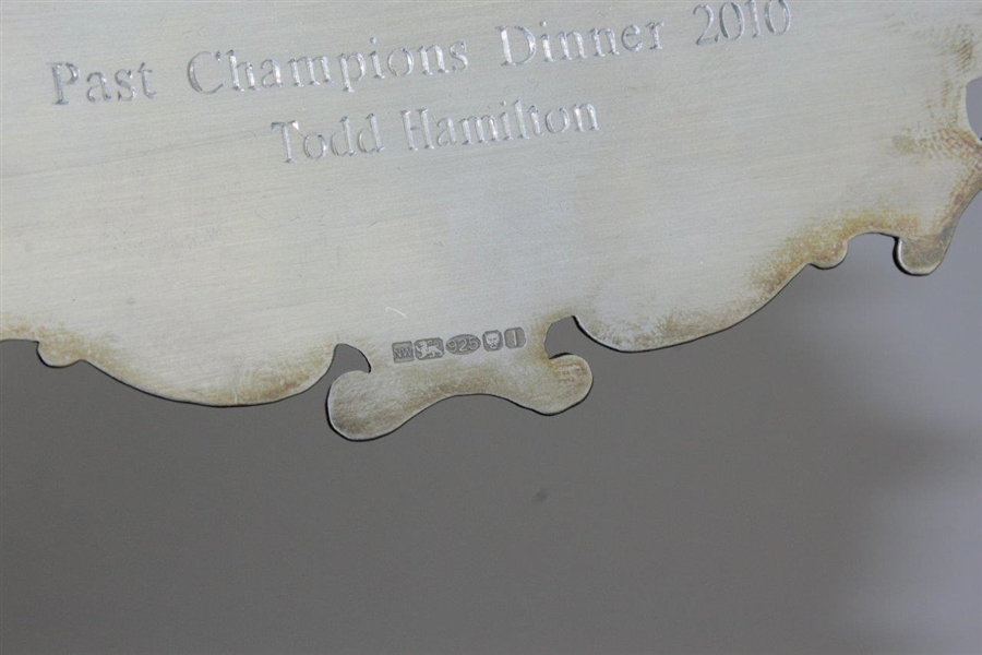 Open Championship Challenge Belt Buckle - 2010 OPEN @ St. Andrews Champion's Gift - Todd Hamilton Collection