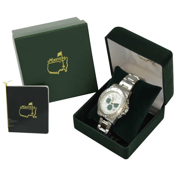 2008 Masters Tournament Ltd Ed Official Stainless Steel Watch in Original Box #0008/1000
