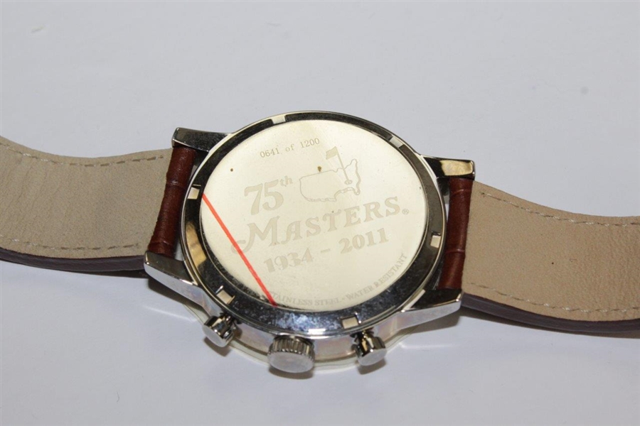 2011 Masters Tournament Ltd Ed '75th Anniversary' Official SS Watch in Original Emerald Box #0641/1200