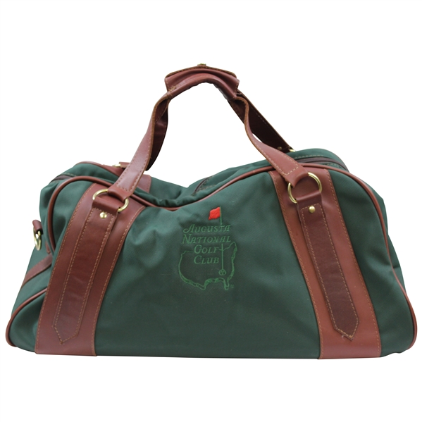 Augusta National Golf Club Members Leather/Canvass Large Duffel Bag