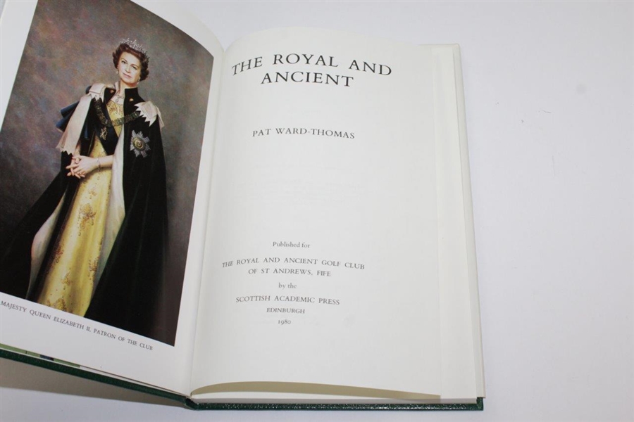 1980 'The Royal and Ancient' First Edition Book by Pat Ward Thomas
