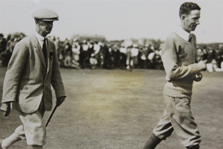 John Ball & F. Wright Amateur Championship at Hoylake to 4th Hole Sport & General Press Photo - Victor Forbin Collection