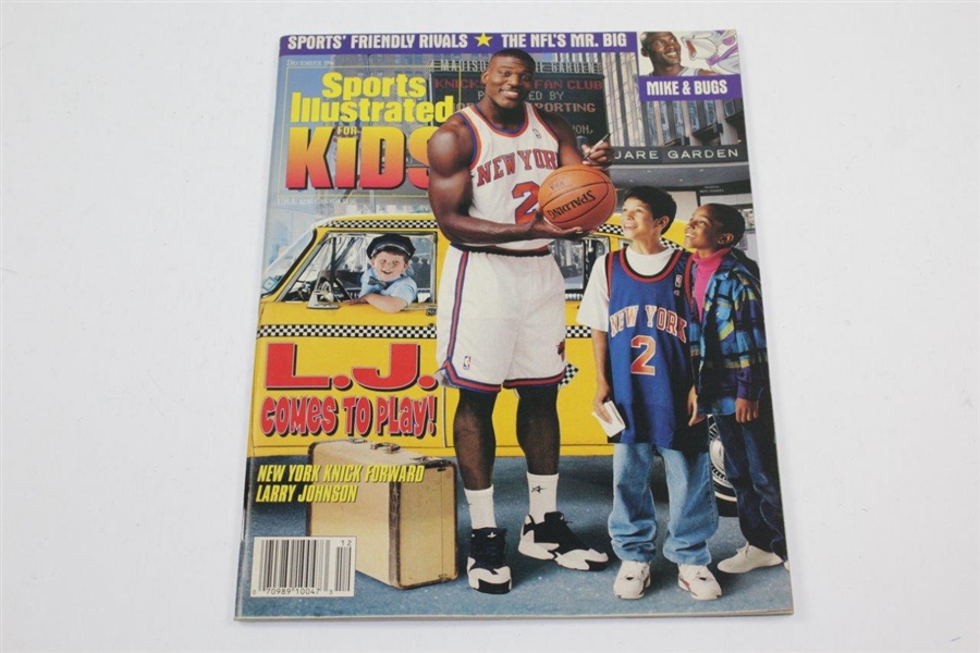 Seldom Seen Intact 1996 Sports Illustrated for Kids Magazine - Tiger Rookie Card