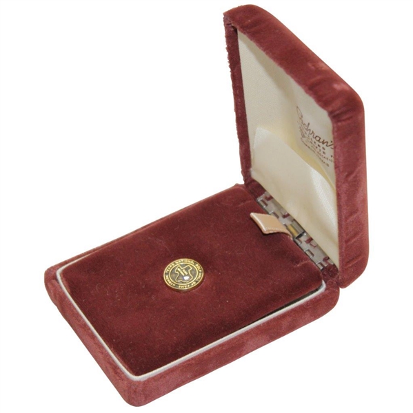 Charles Coody's Texas National Golf Hall of Fame Member Tie Pin in Original Case with Diamond