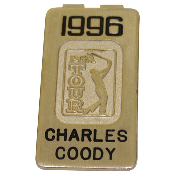 Charles Coody's Personal 1996 PGA Tour Money Clip/Badge