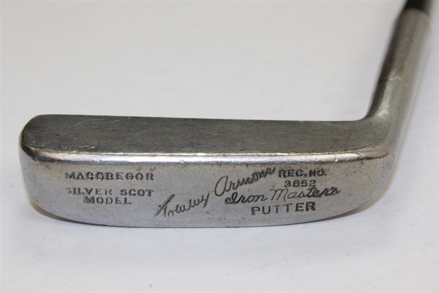 Charles Coody's MacGregor Tommy Armour Iron Masters Silver Scot Model Putter Reg. No. 3852