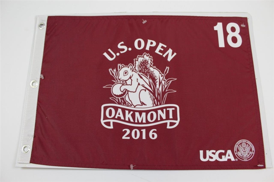 Seven (7) US Open Red Screen Flags - 2015, 2016, 2017, 2018, 2019, 2020, & 2021