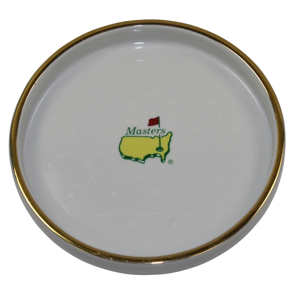 Masters Tournament Logo Gold Rimmed Candy Dish