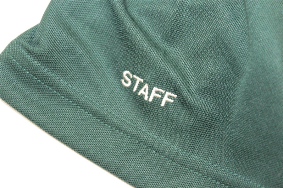 Masters Tournament Staff Tech Shirt With Staff Embroidered On The Sleeve New - Size Large