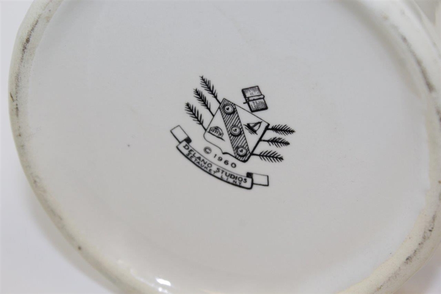 1960 Augusta National Golf Club 'The Masters' Delano Studios Porcelain Mug